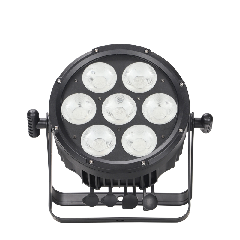 DJ Disco Show Outdoor Waterproof 7x40w RGBW 4in1 COB LED Par Stage Lights